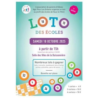 Photo du Loto des écoles  à Vaux-le-Pénil
