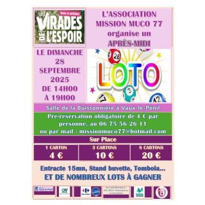 Photo du loto humanitaire et solidaire à Vaux-le-Pénil