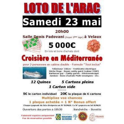 Photo du GRAND LOTO DE PRINTEMPS DE L'ARAC à Velaux