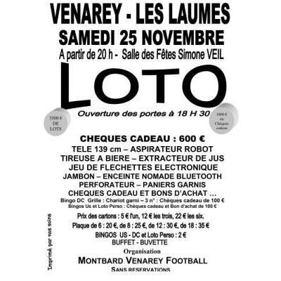 Photo du Loto de Montbard Venarey Football à Venarey-les-Laumes