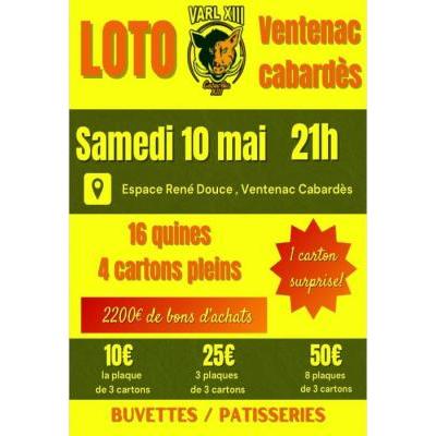 Photo du Loto des joueurs du VARL XIII à Ventenac-Cabardès