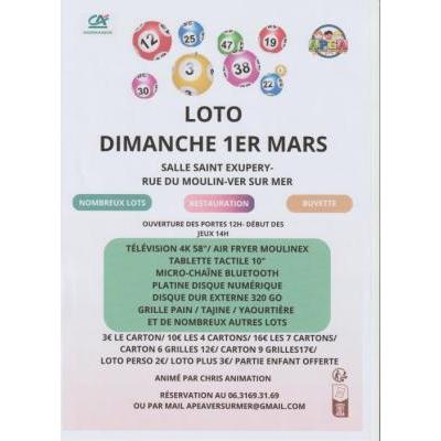 Photo du LOTO A L'APE ANIME PAR CHRIS ANIMATION à Ver-sur-Mer