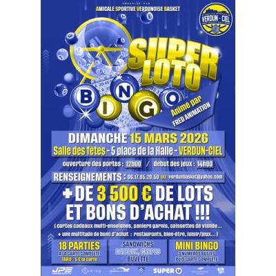 Photo du SUPER LOTO DE L'ASVB - BASKET à Verdun-sur-le-Doubs