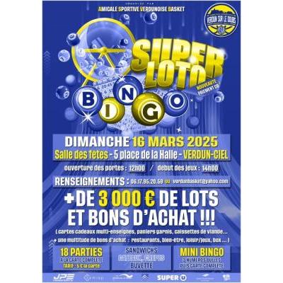 Photo du SUPER LOTO DE L'ASVB à Verdun-sur-le-Doubs