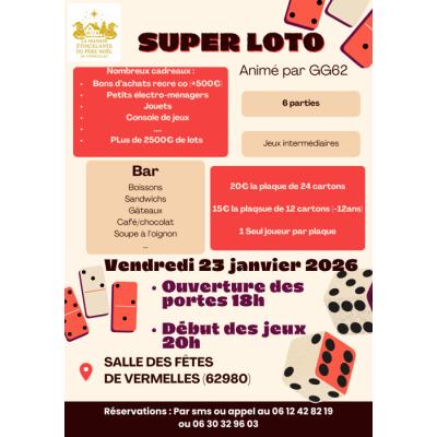 Photo du super loto à Vermelles