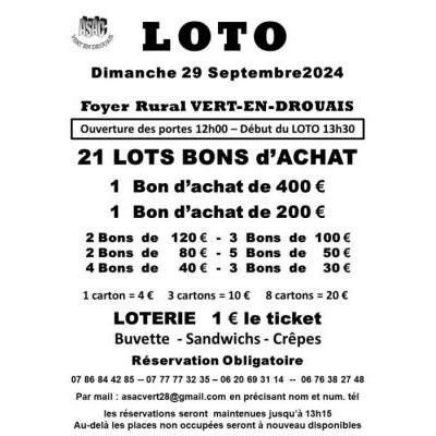 Photo du LOTO de l' ASAC de Vert-en-Drouais à Vert-en-Drouais