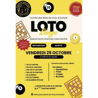 Photo du LOTO BINGO SPECIAL bon achat intermarche à Vicq-d'Auribat