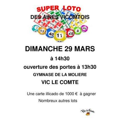 Photo du SUPER LOTO DES AINES VICOMTOIS à Vic-le-Comte