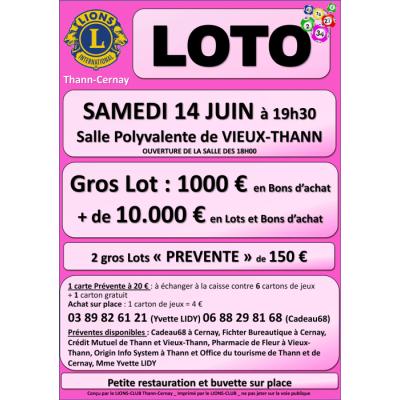 Photo du Loto du Lions Club de Thann-Cernay à Vieux-Thann