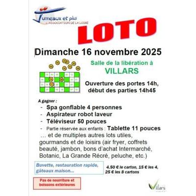 Photo du Loto organisé par Jumeaux et Plus 42 à Villars