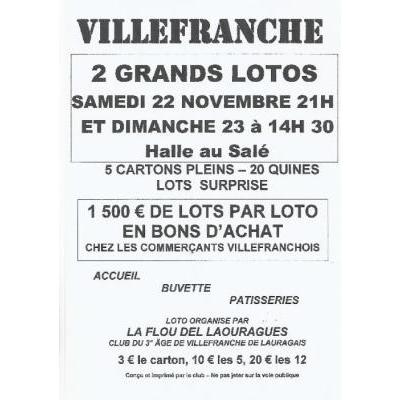Photo du Super loto d'automne à Villefranche-de-Lauragais
