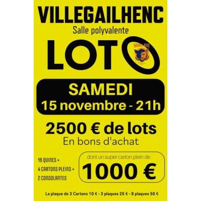 Photo du Loto d'automne à Villegailhenc