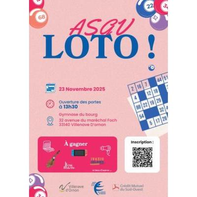 Photo du loto de l'ASGV à Villenave-d'Ornon