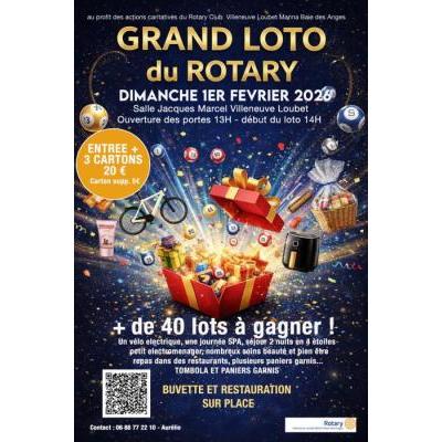 Photo du LoTO caritatif du Rotary VLMBA à Villeneuve-Loubet