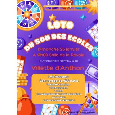 Photo du Loto du Sou des écoles du Bourg à Villette-d'Anthon