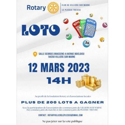 Photo du Grand LOTO du Rotary Club Villiers sur Marne à Villiers-sur-Marne