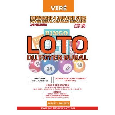 Photo du LOTO DU FOYER RURAL à Vire