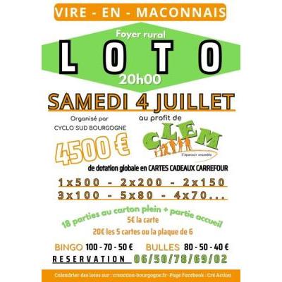 Photo du Loto CYCLO SUD BOURGOGNE à Vire