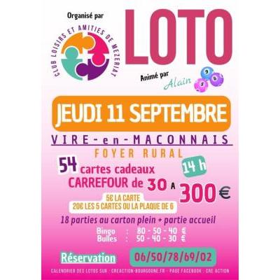 Photo du LOTO CLUB LOISIRS ET AMITIES MEZERIAT à Vire