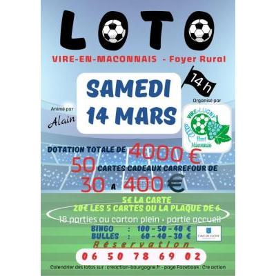 Photo du Loto Foot Vir&eacute; Lugny Haut Maconnais  à Vire