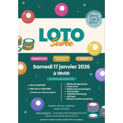 Photo du Soirée loto !  à Viviers