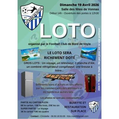 Photo du Loto FCBV  à Vonnas