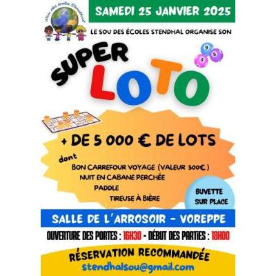 Photo du SUPER LOTO du Sou des Ecoles Stendhal à Voreppe