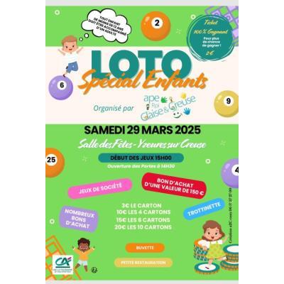 Photo du Loto enfants  à Yzeures-sur-Creuse