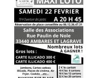 Maxi loto de l'Académie de Danse Ambarésienne