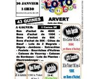 Loto 43 quines dont 3 au jetable