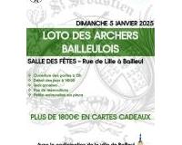 Loto des archers Bailleulois 2025