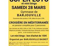 SUPER LOTO et Mini Bingo de BARJOUVILLE BASKET