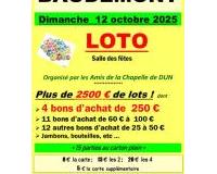 LOTO des Amis de la Chapelle de DUN