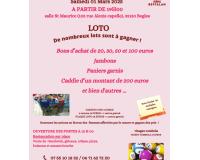 LOTO DE L'ASSOCIATION PENI BEFFALAN ( Actrices et  mobilisées contre le cancer)