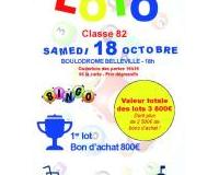 Loto classe 82 Belleville en Beaujolais et Taponas
