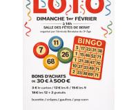 loto de l'amicale b&eacute;rataise du 3e &acirc;ge 