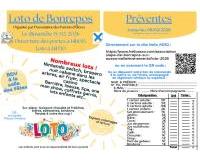 Loto de l'APE de Bonrepos + 5000€ de lots