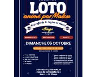 loto annuel de la legion st pierre animé par Malou