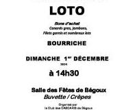 Super LOTO de l'Association des CASCARIS