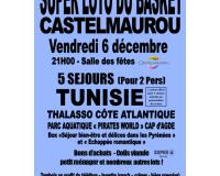 SUPER LOTO DU BASKET ! Vendredi 6 décembre 21h à CASTELMAUROU