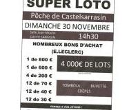 SUPER LOTO PECHE CASTELSARRASIN