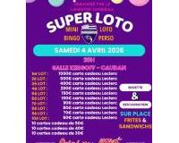 SUPER LOTO - LOTO PERSO - mini BINGO animé par René, env 4000€ de gain
