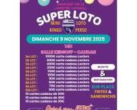 SUPER LOTO - LOTO PERSO - mini BINGO animé par René, 4000€ de gain