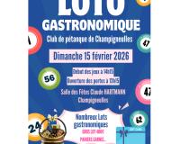 loto gastronomique du club de p&eacute;tanque de Champigneulles