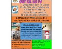 SUPER LOTO DU LIONS CLUB CITE DES FABLES