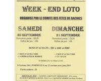 LOTO DU COMITE DES FETES DE RACINES