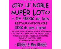 SUPER LOTO + DE 4500€ DE LOTS DONT 1000€ DE BONS D’ACHATS