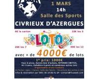 SUPER LOTO du Foot Salle de Civrieux d'Azergues