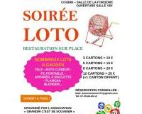 SOIREE LOTO organisé par l'asociation "Grandir c'est se souvenir"