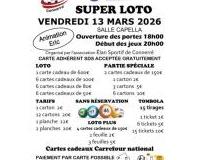SUPER LOTO VENDREDI 13 MARS 2026